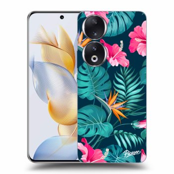 Obal pro Honor 90 5G - Pink Monstera