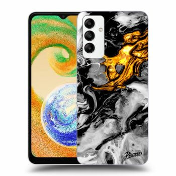 Obal pro Samsung Galaxy A04s A047F - Black Gold 2