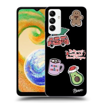Obal pro Samsung Galaxy A04s A047F - Christmas Stickers