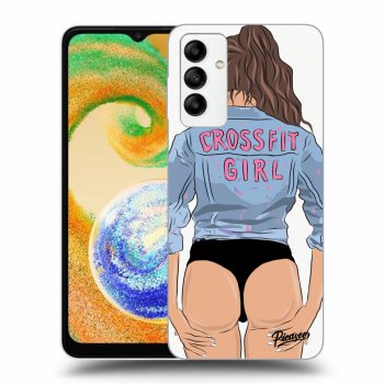 Obal pro Samsung Galaxy A04s A047F - Crossfit girl - nickynellow