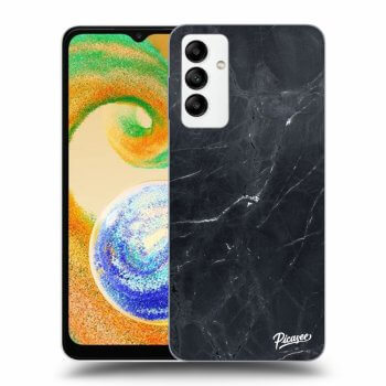 Picasee silikonový průhledný obal pro Samsung Galaxy A04s A047F - Black marble