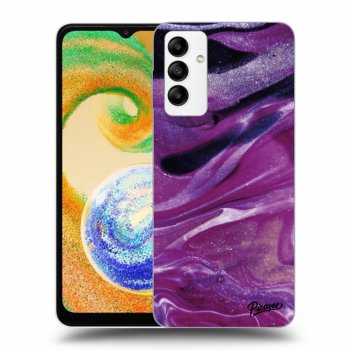 Obal pro Samsung Galaxy A04s A047F - Purple glitter