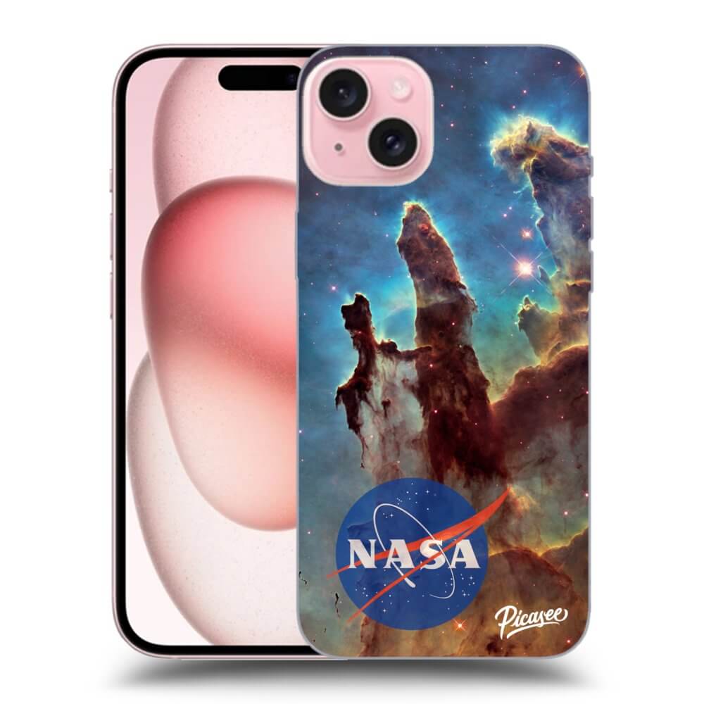 Silikonový černý Obal Pro Apple IPhone 15 - Eagle Nebula