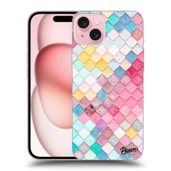 Obal pro Apple iPhone 15 - Colorful roof