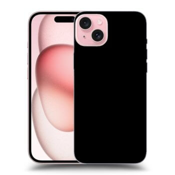 Picasee silikonový černý obal pro Apple iPhone 15 - Separ - Black On Black 2