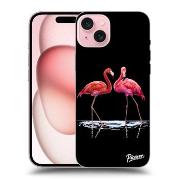 Obal pro Apple iPhone 15 - Flamingos couple