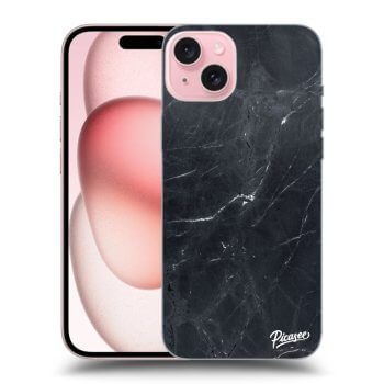 Obal pro Apple iPhone 15 - Black marble