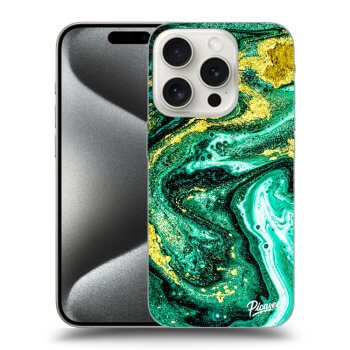 Obal pro Apple iPhone 15 Pro - Green Gold