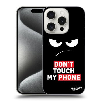 Obal pro Apple iPhone 15 Pro - Angry Eyes - Transparent