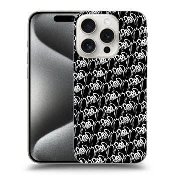 Obal pro Apple iPhone 15 Pro - Separ - White On Black 2