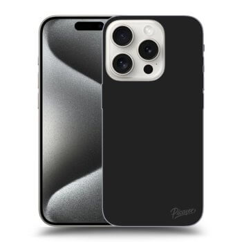 Picasee silikonový černý obal pro Apple iPhone 15 Pro - Clear