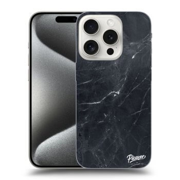 Obal pro Apple iPhone 15 Pro - Black marble