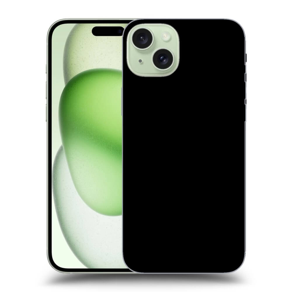Picasee silikonový černý obal pro Apple iPhone 15 Plus - Separ - Black On Black 2