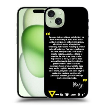 Obal pro Apple iPhone 15 Plus - Kazma - BUĎTE TROCHU YESMANI