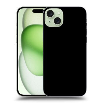 Picasee silikonový černý obal pro Apple iPhone 15 Plus - Separ - Black On Black 1