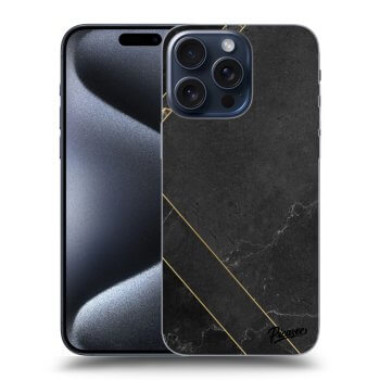Obal pro Apple iPhone 15 Pro Max - Black tile