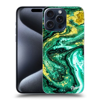 Obal pro Apple iPhone 15 Pro Max - Green Gold