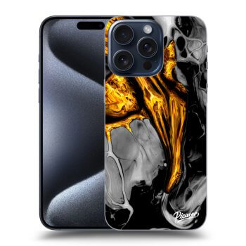 Obal pro Apple iPhone 15 Pro Max - Black Gold