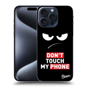 Obal pro Apple iPhone 15 Pro Max - Angry Eyes - Transparent