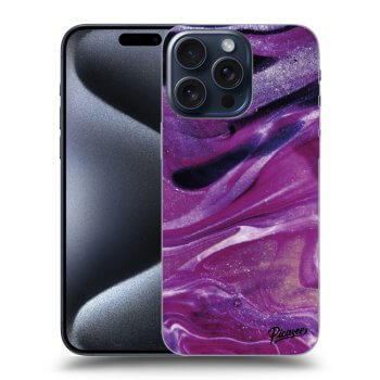 Obal pro Apple iPhone 15 Pro Max - Purple glitter