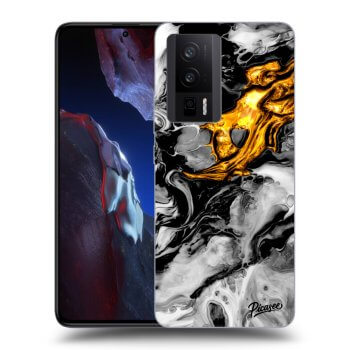 Obal pro Xiaomi Poco F5 Pro 5G - Black Gold 2