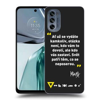 Obal pro Motorola Moto G62 - Kazma - SVĚT PATŘÍ TĚM, CO SE NEPOSEROU