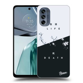 Picasee silikonový černý obal pro Motorola Moto G62 - Life - Death