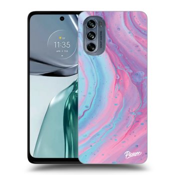 Obal pro Motorola Moto G62 - Pink liquid