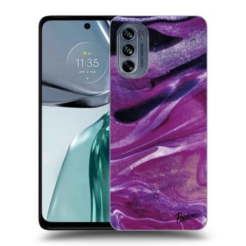 Obal pro Motorola Moto G62 - Purple glitter