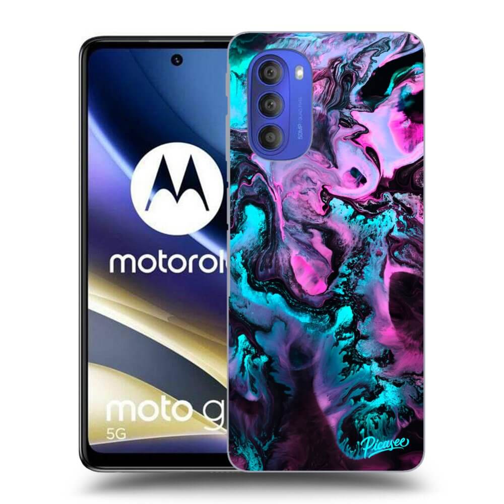 Silikonový černý Obal Pro Motorola Moto G51 - Lean
