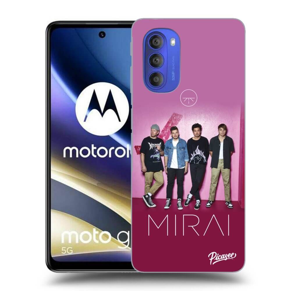 Silikonový Průhledný Obal Pro Motorola Moto G51 - Mirai - Pink