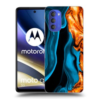 Obal pro Motorola Moto G51 - Gold blue