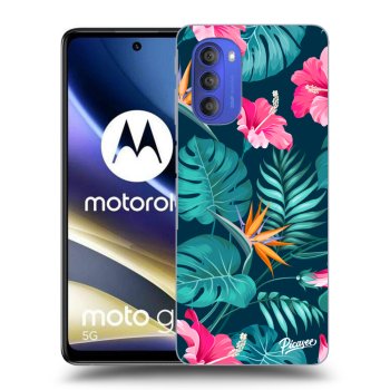 Obal pro Motorola Moto G51 - Pink Monstera