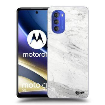 Obal pro Motorola Moto G51 - White marble