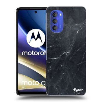 Obal pro Motorola Moto G51 - Black marble