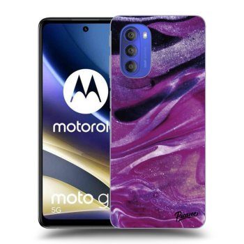 Obal pro Motorola Moto G51 - Purple glitter