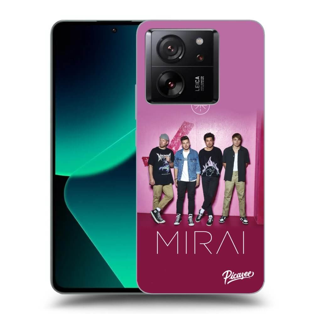 Picasee silikonový černý obal pro Xiaomi 13T - Mirai - Pink