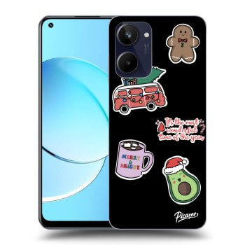 Obal pro Realme 10 4G - Christmas Stickers