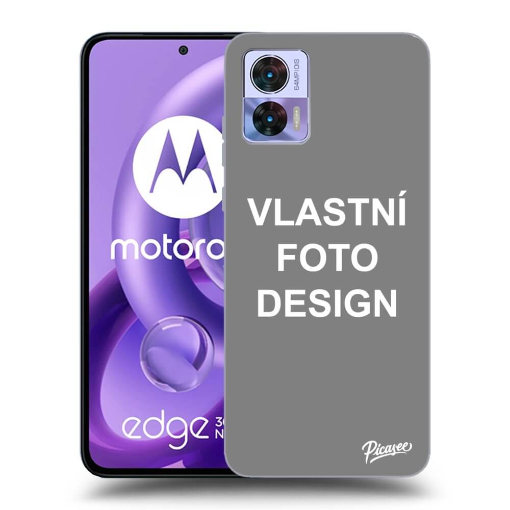 Picasee silikonový průhledný obal pro Motorola Edge 30 Neo - Vlastní fotka/motiv