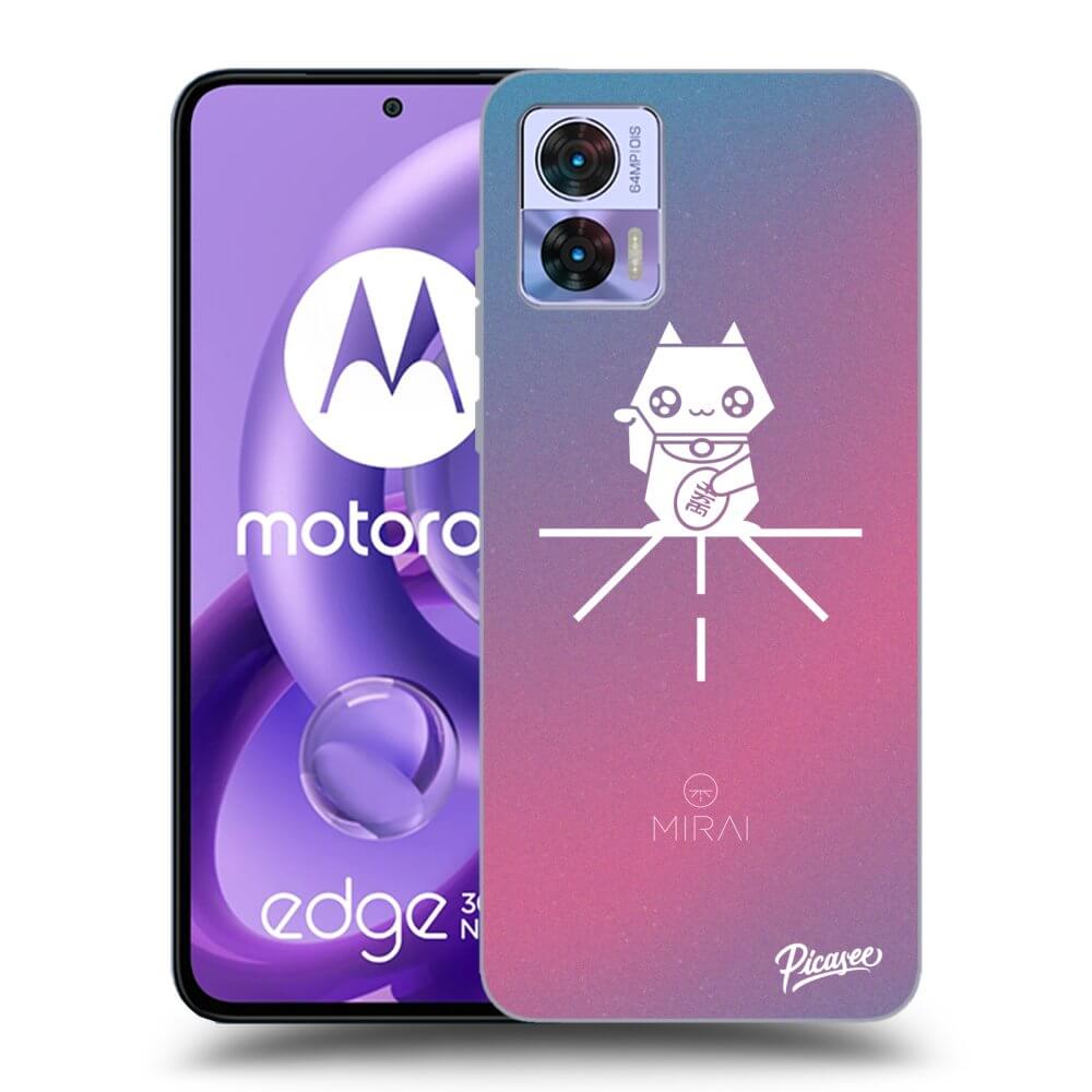 Silikonový černý Obal Pro Motorola Edge 30 Neo - Mirai - Maneki Neko