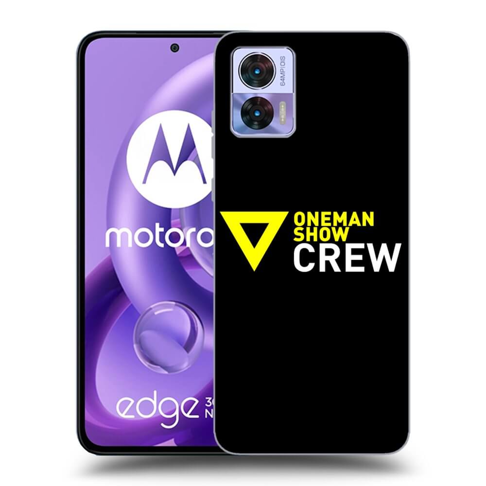 Silikonový černý Obal Pro Motorola Edge 30 Neo - ONEMANSHOW CREW