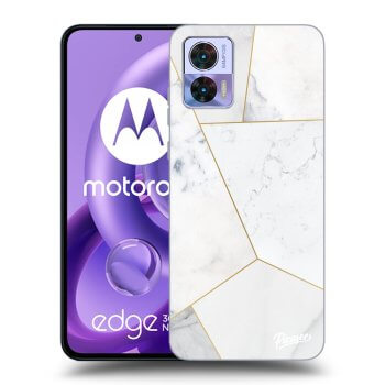 Obal pro Motorola Edge 30 Neo - White tile