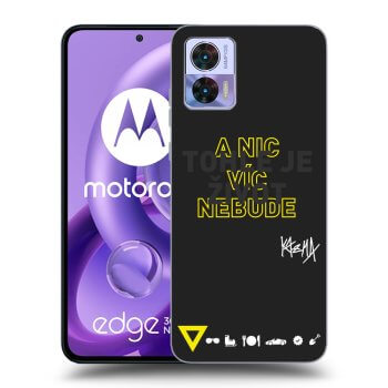 Picasee silikonový černý obal pro Motorola Edge 30 Neo - Kazma - TOHLE JE ŽIVOT A NIC VÍC NEBUDE