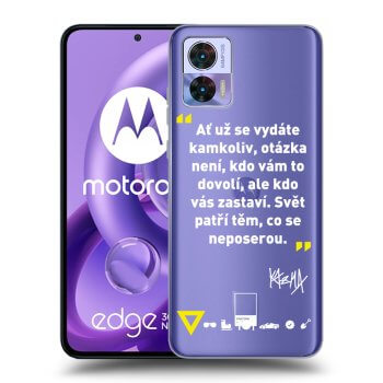 Obal pro Motorola Edge 30 Neo - Kazma - SVĚT PATŘÍ TĚM, CO SE NEPOSEROU