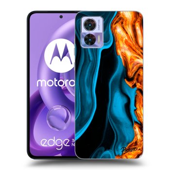 Obal pro Motorola Edge 30 Neo - Gold blue