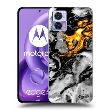 Obal pro Motorola Edge 30 Neo - Black Gold 2