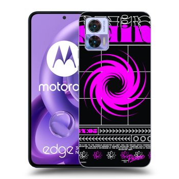 Picasee silikonový černý obal pro Motorola Edge 30 Neo - SHINE