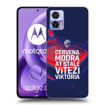 Picasee silikonový černý obal pro Motorola Edge 30 Neo - FC Viktoria Plzeň E