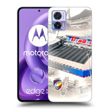 Picasee silikonový černý obal pro Motorola Edge 30 Neo - FC Viktoria Plzeň G