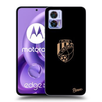 Picasee silikonový černý obal pro Motorola Edge 30 Neo - FC Viktoria Plzeň I